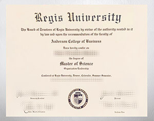 Obtain Regis University diploma online