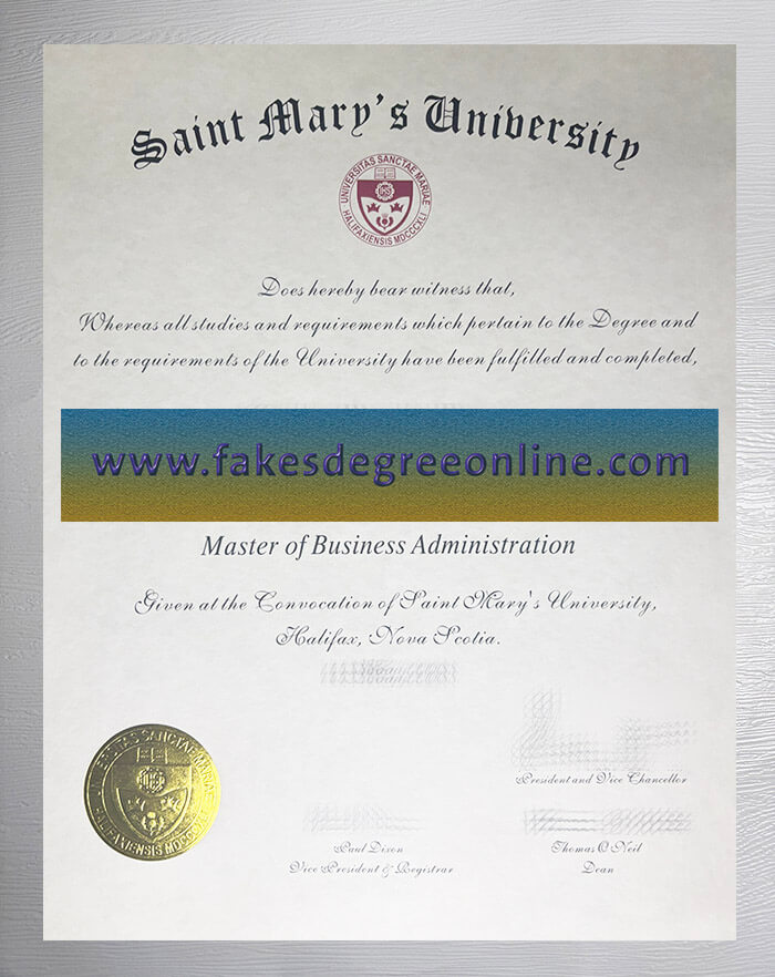 Get a Saint Mary's University diploma online