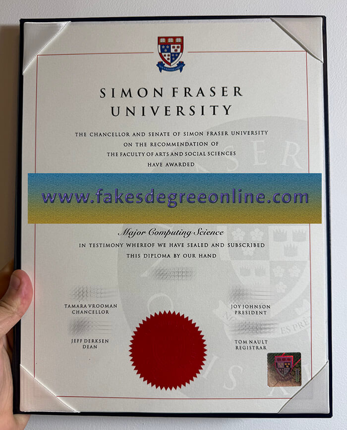 Simon Fraser University diploma, Simon Fraser University degree