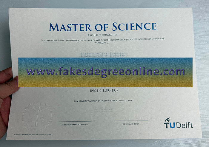 TUDelft diploma, TUDelft certificate