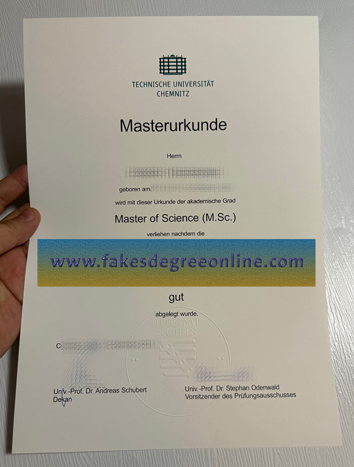 Technische Universität Chemnitz diploma