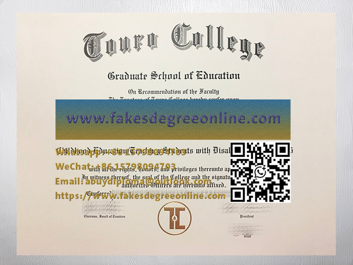 Get Touro College diploma online