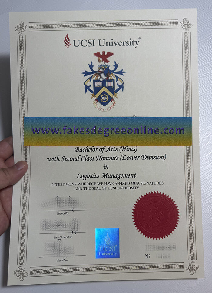 Purchase a UCSI University diploma online