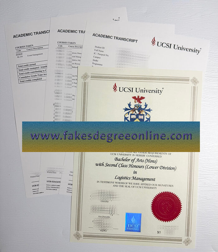 Obtain UCSI University transcript online