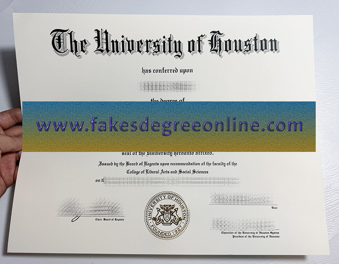 Purchase a University of Houston diploma online
